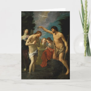 Carte de voeux "Le Baptême du Christ"