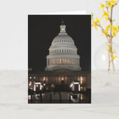 Carte de voeux "Le Capitole" (Fleur jaune)