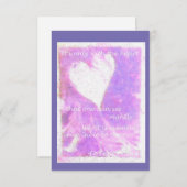 Carte de voeux Le Petit Prince (Devant / Derrière)