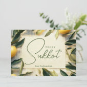 Carte de voeux Lemon Grove Sukkot (Debout devant)