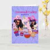 Carte de voeux Lemonade Ladies (Fleur jaune)