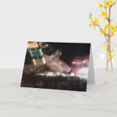 Carte de voeux lente de carnaval de volet (Fleur jaune)