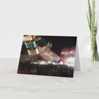 Carte de voeux lente de carnaval de volet