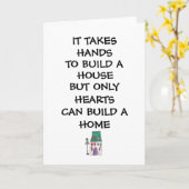 Carte De Voeux - Les Coeurs Peuvent Construire Une (Fleur jaune)