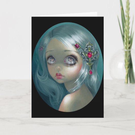 Carte de voeux "Les yeux au ciel" (Devant)