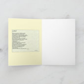 Carte de vœux - Lettre (Intérieur)