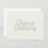 Carte de voeux Lettrée à la main (Devant / Derrière)