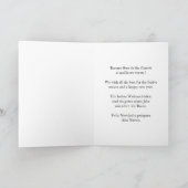 Carte de vœux Lévriers (Intérieur)