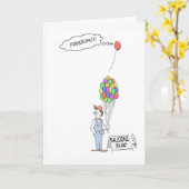 Carte de voeux : Liberté ! (Fleur jaune)