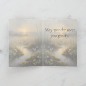 Carte de vœux Licorne First Light Kin (Intérieur)