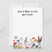 Carte de voeux Life Affirming (Dos)