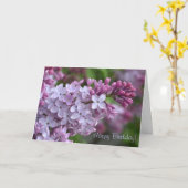 Carte de voeux Lilac (Fleur jaune)