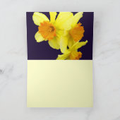 Carte de voeux Lilies et Daffodils (Intérieur)