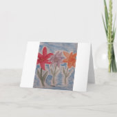 Carte de voeux Lily Flowers (Dos)