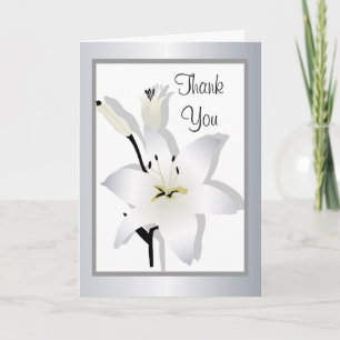 Carte de voeux Lily Merci