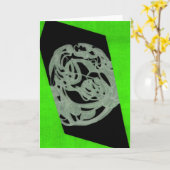 Carte de voeux Lime Orgin (Fleur jaune)