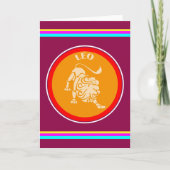 Carte de vœux Lion (Devant)