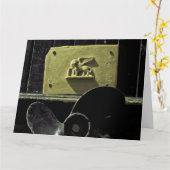 Carte de voeux LION OF VENICE Jumbo (Fleur jaune)