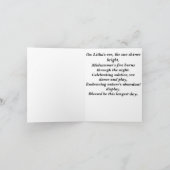 Carte de voeux Litha (Intérieur)