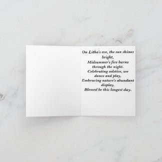 Carte de voeux Litha