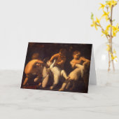 Carte de voeux Little Angels (Fleur jaune)