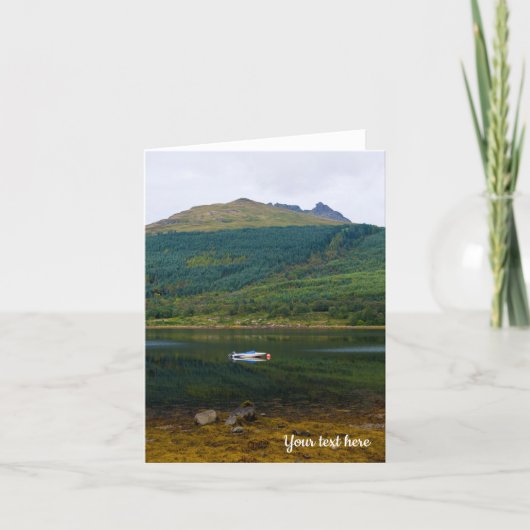 Carte de vœux Loch Long, Arrochar, Écosse (Devant)