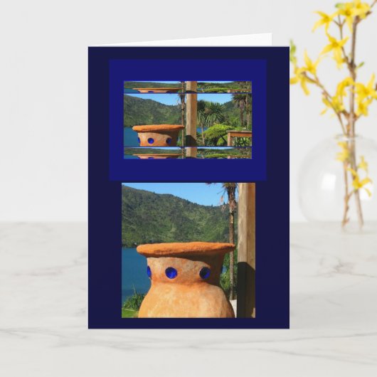 Carte de voeux Lochmara View (Fleur jaune)