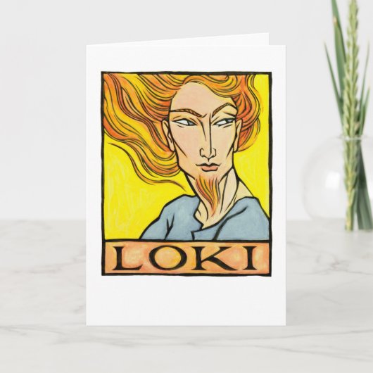 Carte de voeux Loki (Devant)