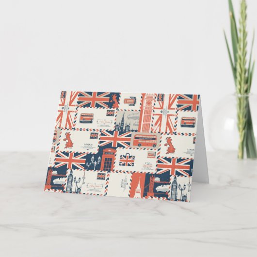 Carte de voeux London Post (vide) (Devant)