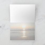 Carte de voeux Long Island Sunset (Intérieur)