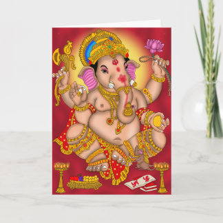 Carte de vœux Lord Ganesha