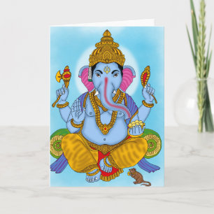 Carte de vœux Lord Ganesha