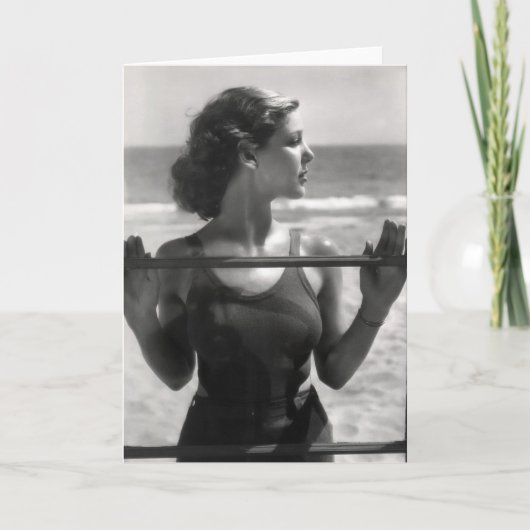 Carte de voeux Loretta Young (Devant)