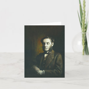 Carte de vœux loup-garou victorien