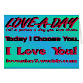 Carte de voeux Love A Day