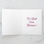 Carte de voeux Love Forever (Intérieur)