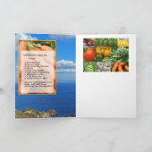 Carte de voeux Love Légume (Intérieur)