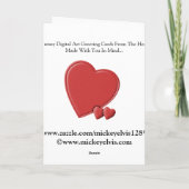 Carte de voeux Love Photo (Dos)