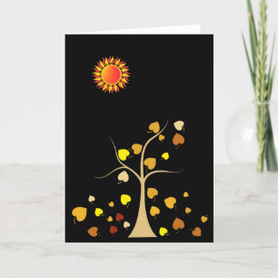 Carte de voeux Love Tree
