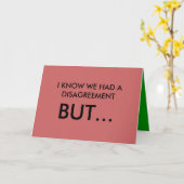 Carte de voeux Lovers Quarrel (Fleur jaune)