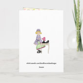 Carte de voeux Loving Sister (Dos)