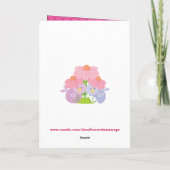 Carte de voeux Loving Sister (Dos)