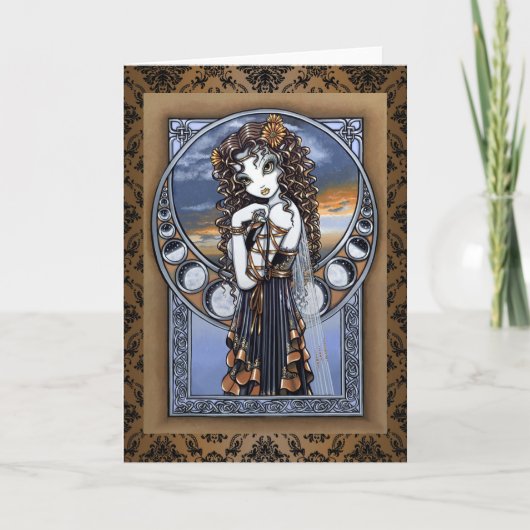 Carte de voeux "Lucia" Flower Fairy Art (Devant)