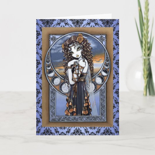 Carte de voeux "Lucia" Flower Fairy Art (Devant)