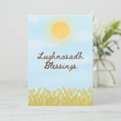 Carte de voeux Lughnasadh (Debout devant)