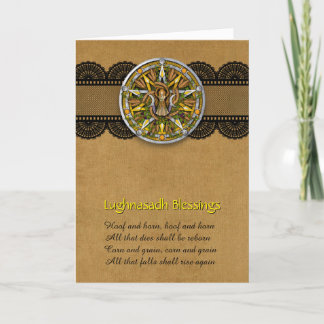 Carte de voeux Lughnasadh/Lammas personnalisable
