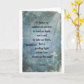 Carte de vœux Lumière directrice du père (Fleur jaune)