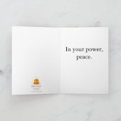 Carte de vœux Lumière éclatante (Intérieur)