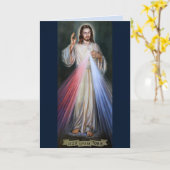 carte de voeux lumineuse (Fleur jaune)