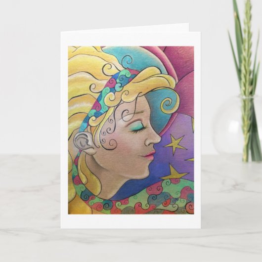 Carte de voeux lumineuse (Devant)